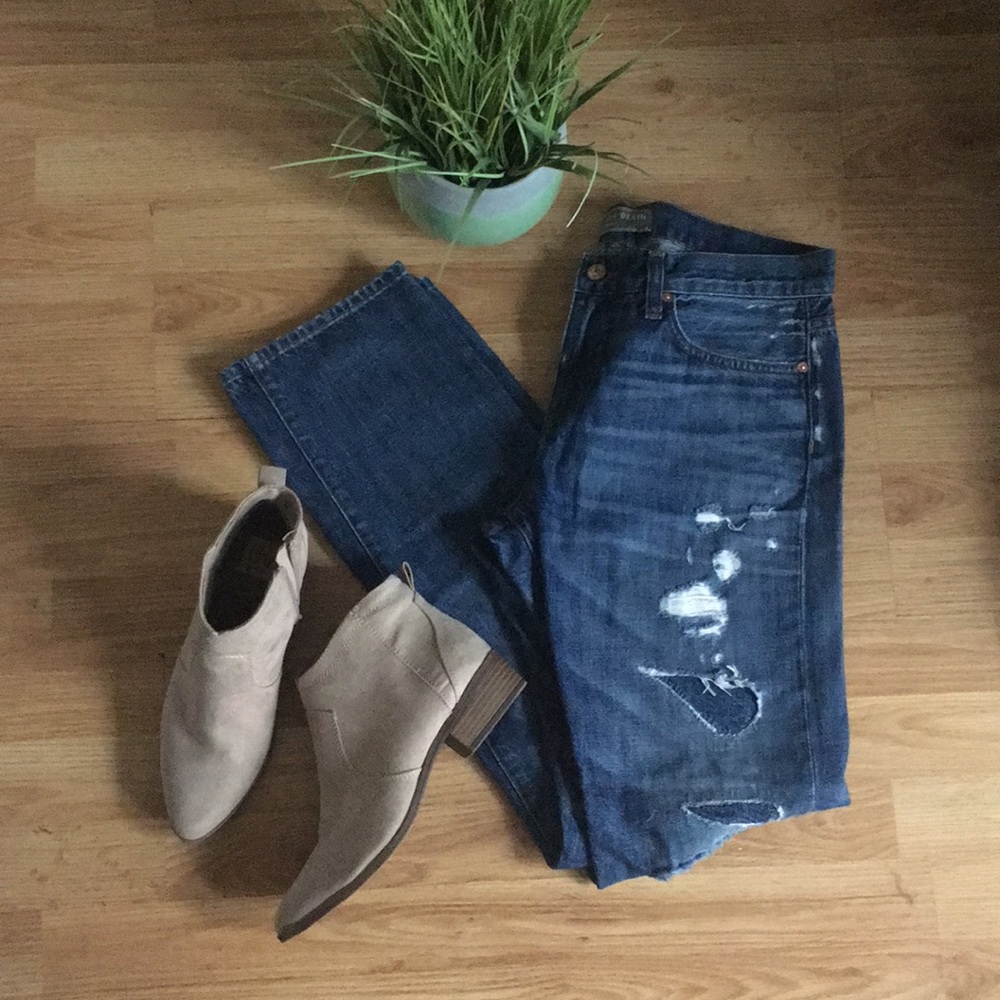 J. Crew Point Sur Distressed Jeans - 28